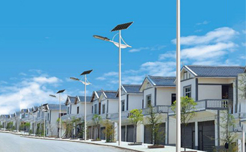 徽县太阳能路灯配置与在乡村道路照明中的应用